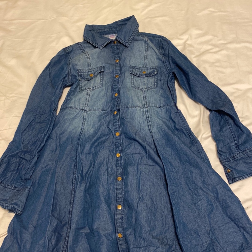 blue jean dress justice